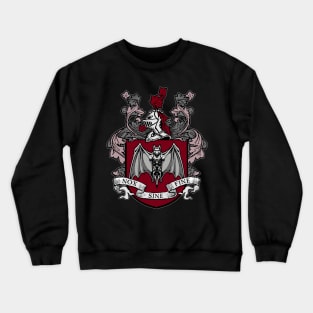 Bat Crest (Red) Crewneck Sweatshirt
